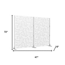 Load image into Gallery viewer, Three Panel Screen Room Divider (720040) - White
