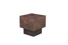 Load image into Gallery viewer, 22" Solid Wood Square End Table - Dark Brown
