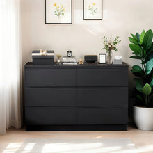 Load image into Gallery viewer, 6 Drawer Dresser With Spacious Countertop And Concealed Handles
