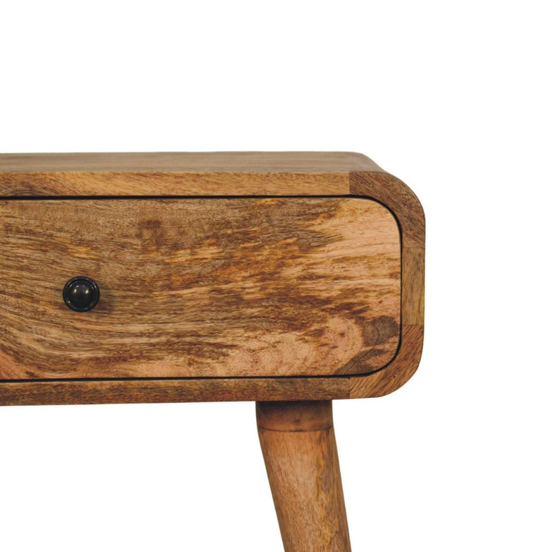 22" Wood One Drawer Nightstand - Brown