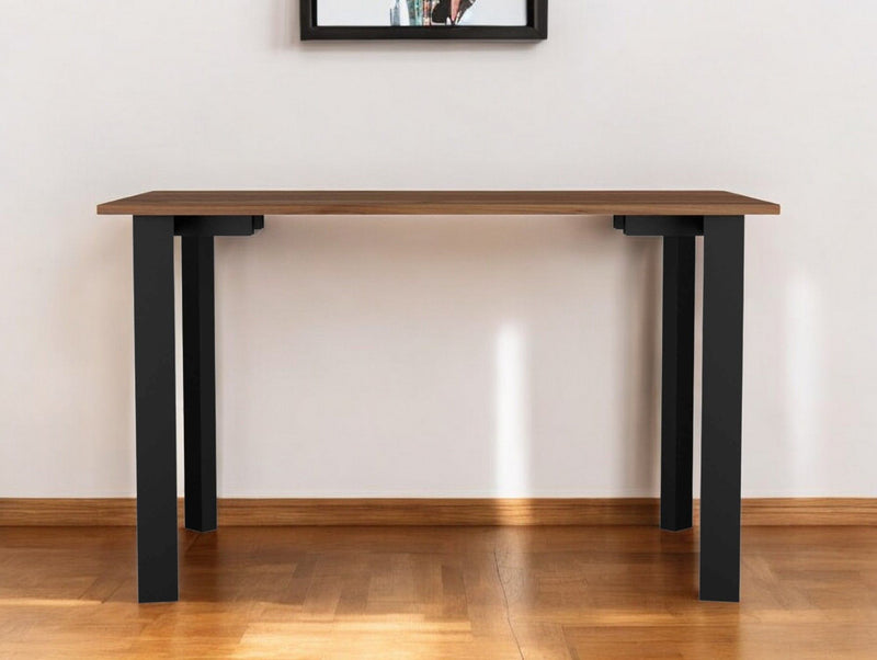 47.2" x 25.2" x 28.8" Computer Desk - Brown And Black