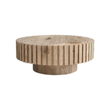 Load image into Gallery viewer, Round Pedestal Coffee Table - Natural

