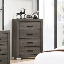 Load image into Gallery viewer, 1 Piece Chest Bar Handle Bedroom Furniture With Texture And Clean Lines - Gray
