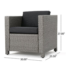Load image into Gallery viewer, Stylish Outdoor Club Chair With Weather Resistant Cushions
