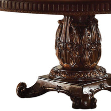 Load image into Gallery viewer, 60" Solid Wood Pedestal Base Dining Table - Brown

