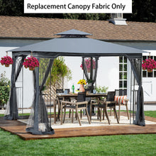 Load image into Gallery viewer, Patio Double Roof Gazebo Replacement Canopy Top Fabric
