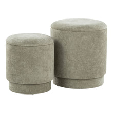 Load image into Gallery viewer, Marla - Upholste Contemporary Ottoman Set
