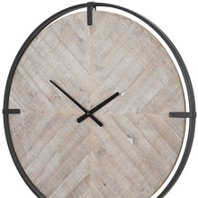 Load image into Gallery viewer, Analog Round Wall Clock - Black / Natural
