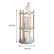 Load image into Gallery viewer, Storage Shelf, 360° Rotating Bookshelf, Bookcase With Large-Capacity Storage Space, Multifunctional Storage Rack, Compact Design For Living Room
