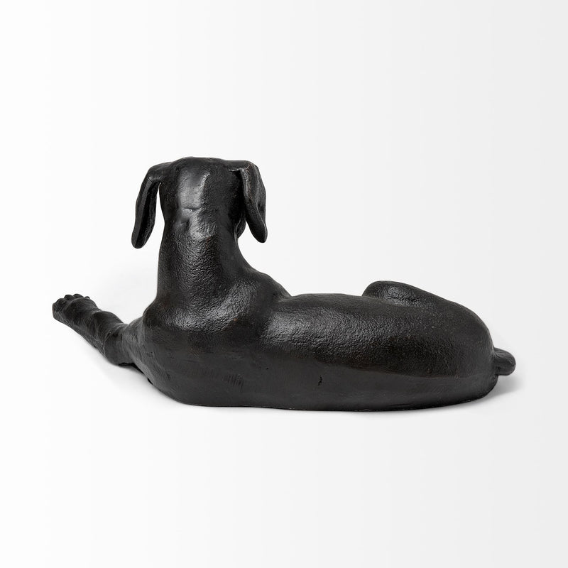 Labrador Dog Sculpture - Black