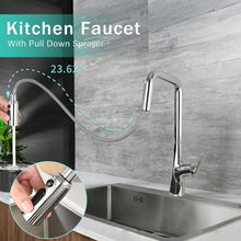 Load image into Gallery viewer, Professional Kitchen Faucet With 3 Function 360 Sprayer And 1 Touch Switching
