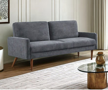 Load image into Gallery viewer, Sofa, European Style With Sleek Design, Modern &amp; Vintage Flair, Upholstered 3 Seater Couch
