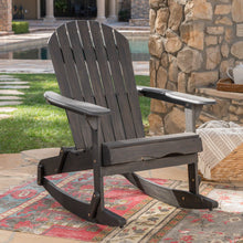 Load image into Gallery viewer, Outdoor Adirondack Rocking Chair With Hand Crafted Details
