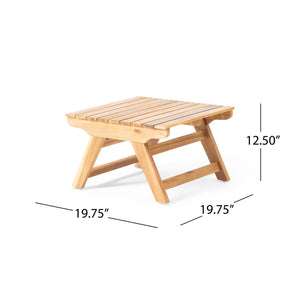 Sedona - Outdoor Side Table With Open Slat Design
