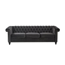 Load image into Gallery viewer, Chesterfield Style 3 Seater Sofa With Deep Button Tufting
