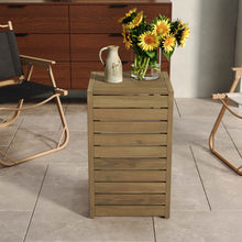 Load image into Gallery viewer, Aluminum Outdoor C - Shaped Side Table For Patio
