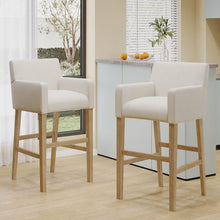 Load image into Gallery viewer, Serenitia - Upholstered Counter Chair With Straight Arm
