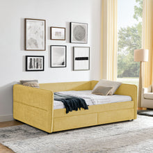 Load image into Gallery viewer, Upholstered Daybed &amp; 2 Drawers
