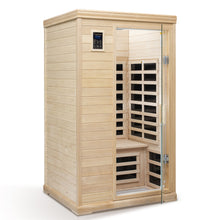 Load image into Gallery viewer, 2 Person Far Infrared Hemlock Indoor Sauna Room - Natural
