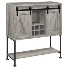 Load image into Gallery viewer, Hovander - Sliding Door Bar Cabinet - Gray
