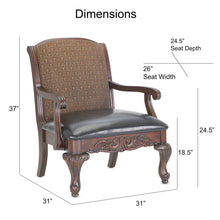 Load image into Gallery viewer, Lucille - Arm Chair - Brown
