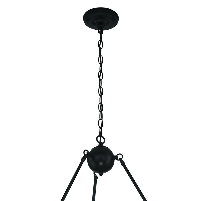 56" Candle Style Twelve Light Metal Dimmable Chandelier - Black / Gold