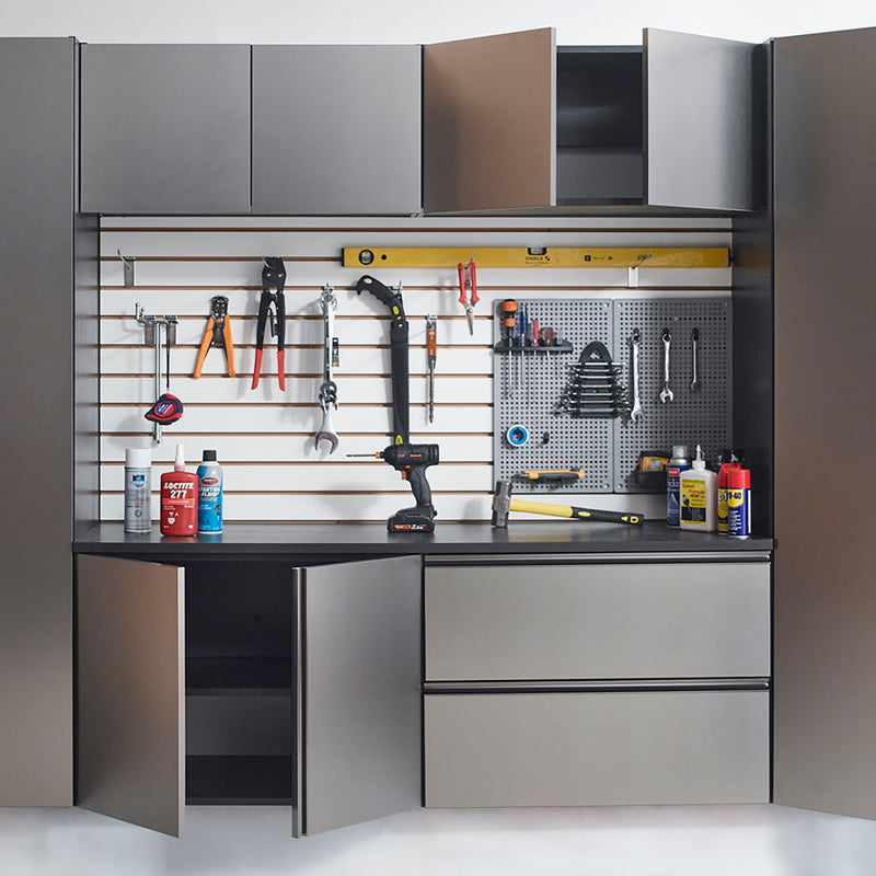 Nova Series - Garage Cabinet Set C - Metallic Gray