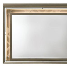 Load image into Gallery viewer, 37" Lighted Framed Mounted Dresser Mirror - Champagne
