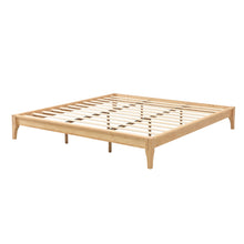 Load image into Gallery viewer, Solid Dry Bamboo Platform Bed Frame, With Slat Support
