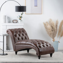 Load image into Gallery viewer, Tufted Armless Chaise Lounge
