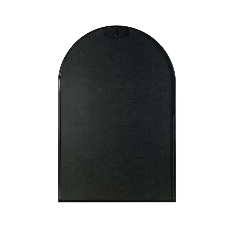 Aluminum Arch Framed Bathroom Vanity Mirror (756072) - Black