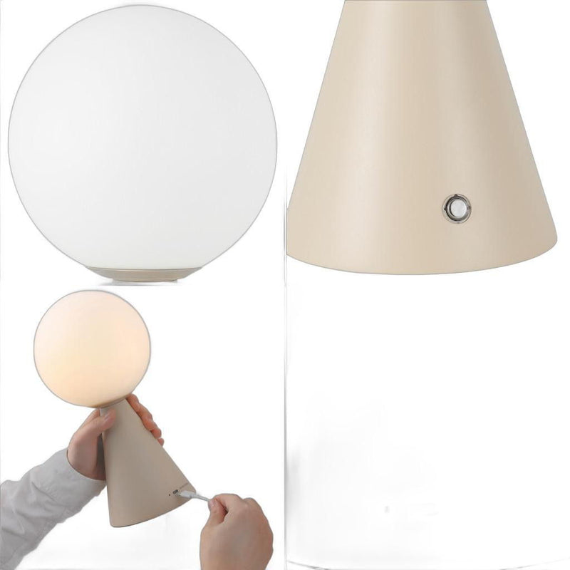 Lighthouse USB Table Lamps (Set of 2) - Almond