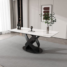 Load image into Gallery viewer, Rectangular Dining Table - Black / White
