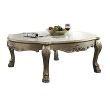 Load image into Gallery viewer, Solid And Manufactured Wood Coffee Table - Gold And Bone
