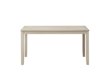 Load image into Gallery viewer, 59" Antiqued White Wood Dining Table

