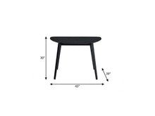 Load image into Gallery viewer, 43" Black Wood Dining Table
