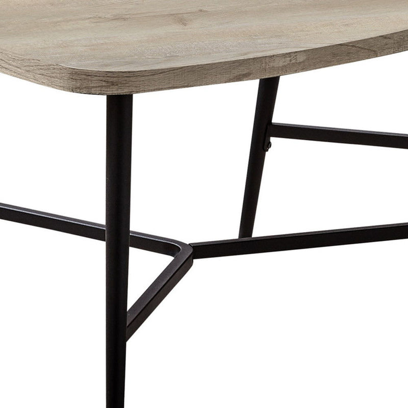 Triangle Nested Coffee Tables (Set of 2) - Taupe And Black