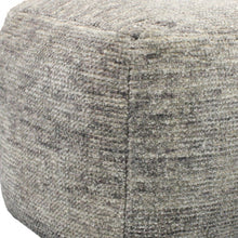 Load image into Gallery viewer, Wool Cube Pouf Ottoman - Gray
