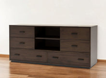 Load image into Gallery viewer, Six Drawer Double Dresser - Walnut
