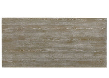 Load image into Gallery viewer, 84" Gray Wood Double Pedestal Base Dining Table
