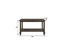 Load image into Gallery viewer, 60" Gray Wood Dining Table
