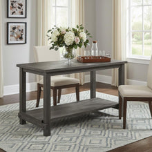 Load image into Gallery viewer, 60" Gray Wood Dining Table
