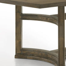 Load image into Gallery viewer, 88" Oak Wood Trestle Base Dining Table
