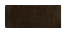 Load image into Gallery viewer, 78" Walnut and White Wood Removable Leaf Double Pedestal Base Extendable Dining Table
