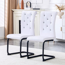 Load image into Gallery viewer, Alligator Skin Upholstered Dining Chairs
