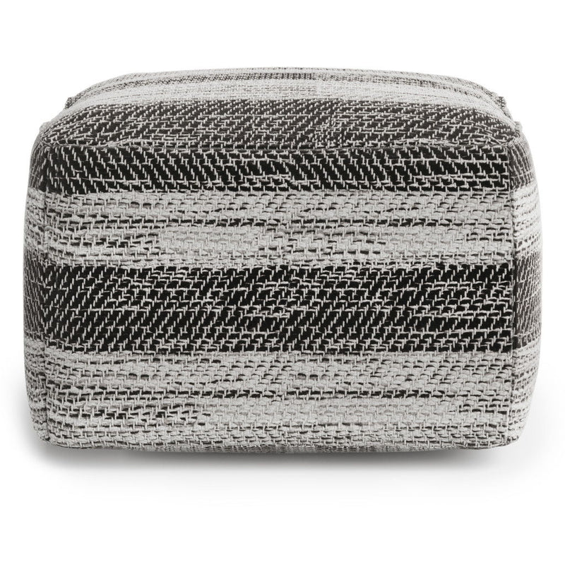 Pouf Ottoman Cotton - Gray