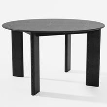 Load image into Gallery viewer, 51" Solid Wood Round Top Dining Table - Black
