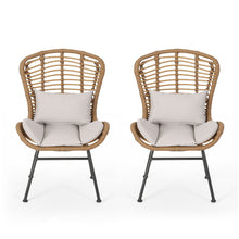 Load image into Gallery viewer, Calypso - Outdoor Chair With Water Resistance Cushion And Iron Frame
