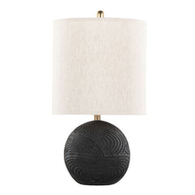 Load image into Gallery viewer, Kona - Contemporary Table Lamp (Set of 2) - Matte Black / Natural
