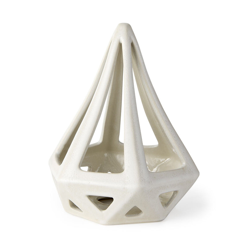 Stainless Steel Tabletop Sculpture - White